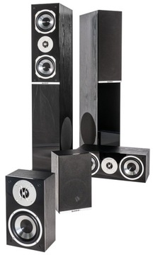 Комплект домашнего кинотеатра Quadral Argentum 6000 черный 5.0