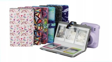 Чехол Чехол для Fuji INSTAX Mini 11 + ALBUM 96x Фиолетовый