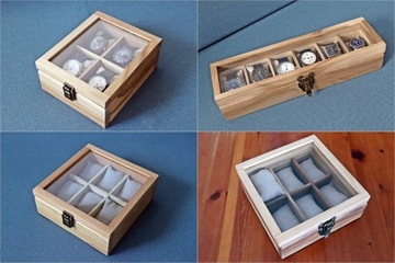 КОРОБКА КАССЕТНАЯ КОРОБКА ДЛЯ 12 ЧАСОВ, ДЕРЕВО