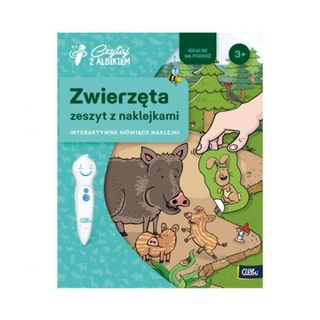CZYTAJ Z ALBIKIEM ZESZYT Z NAKLEJKAMI ZWIERZĘTA 3+