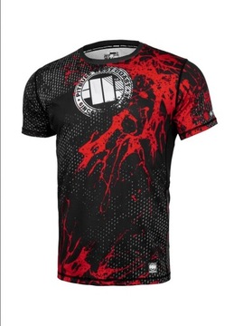 PIT BULL T-SHIRT MESH KOSZULKA TECHNICZNA TRENINGOWA blood dog L