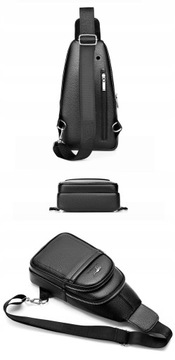 Torba piersiowa Kangaroo Luxury Brand Men Crossbody