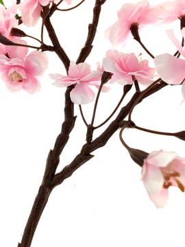 ЦВЕТЫ ЯБЛОКА Ветка СВЕТЛО-РОЗОВАЯ ОТТЕНЕННАЯ 65 см НАТУРАЛЬНЫЙ ПРЕМИУМ