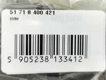 KRYT PROTI BLÁTU BMW Z3 E36 1996-2002 NOVÁ ORIGINÁLNÍ 51718400421