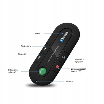 АВТОМОБИЛЬНЫЙ КОМПЛЕКТ БЕСПРОВОДНОЙ АВТОМОБИЛЬНОЙ СВЯЗИ BLUETOOTH 4.1 EDR