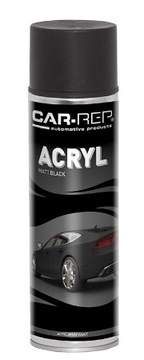 CAR-REP LAKIER AKRYLOWY SPRAY CZARNY MATOWY 500ML