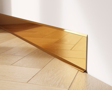 LISTWA PRZYPODŁOGOWA F COKÓŁ ZŁOTY POŁYSK 10cm