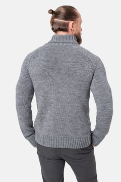 SWETER MĘSKI RECMAN GIVELET GOLF SZARY L