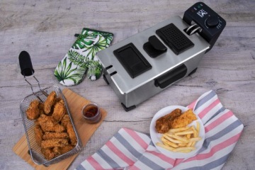 ОБЪЕМ ФРИТЮРНИЦЫ 3,0 Л POWER 2200 INOX