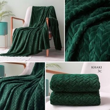 ОДЕЯЛО ТОЛСТОЕ С РЕЗЬБОЙ «ЕЛОЧКА» 160x200 PLED BEDWEIGHT