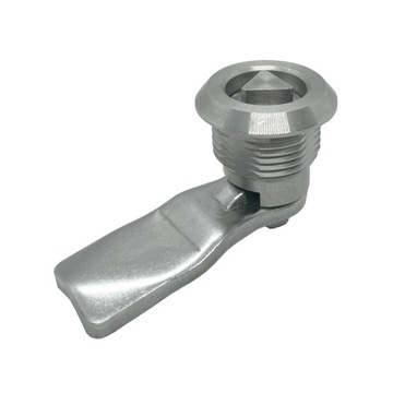 Zamek ćwierć obrotowy stal nierdzewna trójkąt 9mm / korpus 18,5mm Inox
