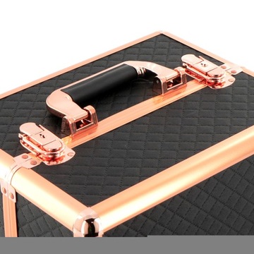 Косметичка СТЕГАНАЯ РОЗОВОЕ ЗОЛОТО для светильника