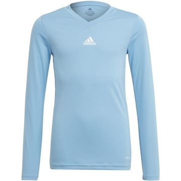 Koszulka dla dzieci adidas Team Base Tee błękitna R. 152
