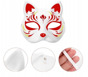 Маска для лица «Кошка» своими руками Детские маски 6 шт.