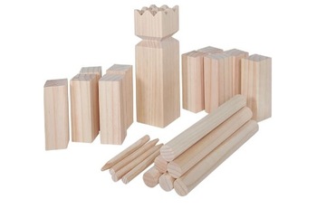 Szwedzkie szachy Kubb, 21 sztuk