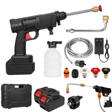 BEZPRZEWODOWY MYJKA CIŚNIENIOWA 6 W 1 88V 30BAR + 2 AKU