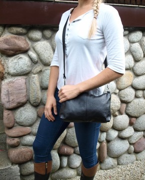 Кожаная сумка-мессенджер 2в1 Кожаная сумка-мессенджер