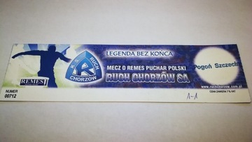 bilet RUCH Chorzów - POGOŃ Szczecin 2010