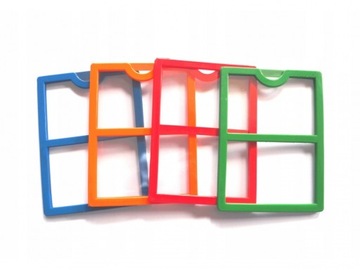 RAMKA na LEGITYMACJĘ SZKOLNĄ przezroczysta FOLPRIM ETUI 10,6x8 cm 10 SZTUK