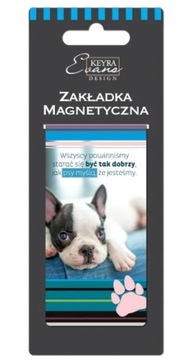 MAGNETYCZNA ZAKŁADKA DO KSIĄŻKI - SPOSÓB PSÓW... PIES PIESEK `WZORY