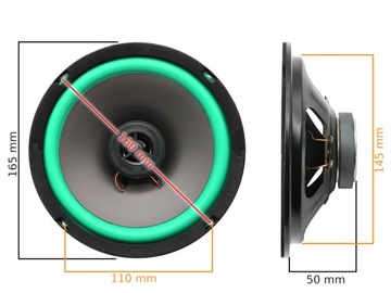 МОЩНЫЕ АВТОМОБИЛЬНЫЕ ДИНАМИКИ 165 ММ / 16 СМ, 150 Вт