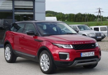 Land Rover Range Rover Evoque I SUV 5d Facelifting 2.0D TD4 180KM 2016 Land Rover Range Rover Evoque 2.0D 180KM 4X4 Automat Skora Alu Super Stan