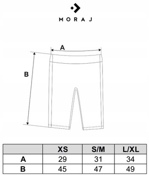 Prążkowane Kolarki Legginsy z Wysokim Stanem Fit Getry Sportowe MORAJ L/XL