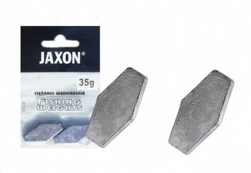 CIĘŻAREK PŁASK OŁÓW I JAXON 35 gr - 2 szt PRZELOTOWY