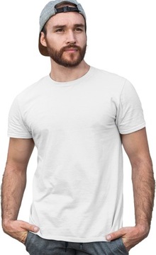 Koszulka męska PREMIUM r.4XL kolor czarny, czarna