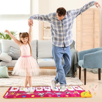 КОВРИК ДЛЯ ПИАНО, КОВРИК FUN DANCE, ПОДАРОК ​​ДЛЯ ДЕВОЧЕК И ДЕТЕЙ
