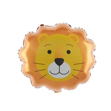 Balon Foliowy Lew Safari Zwierzątko Zoo 52x52cm