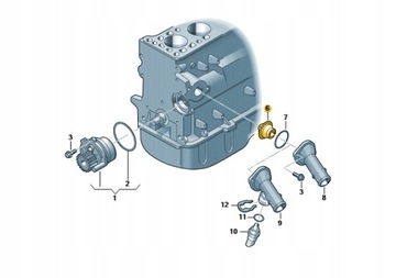 REGULATOR PŁYNU CHŁODZĄCEGO 04L121113D AUDI ASO