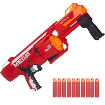 NERF MEGA ROTOFURY + РЕМЕНЬ + АКСЕССУАРЫ