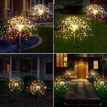 2X СОЛНЕЧНАЯ ЛАМПА ДЛЯ САДА УКРАШЕНИЕ ОДУВШИНКИ 150 LED
