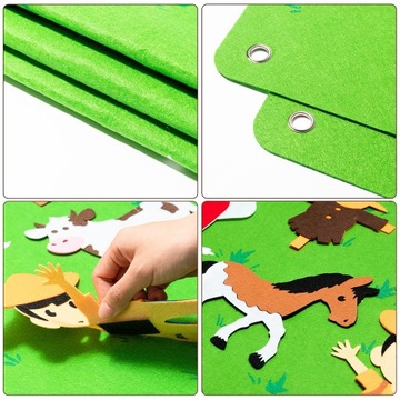 FELT MAT Набор фетровых досок для фермы