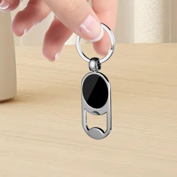 Брелок для ключей из нержавеющей стали с открывалкой для ключей, очаровательные длинные подарки типа