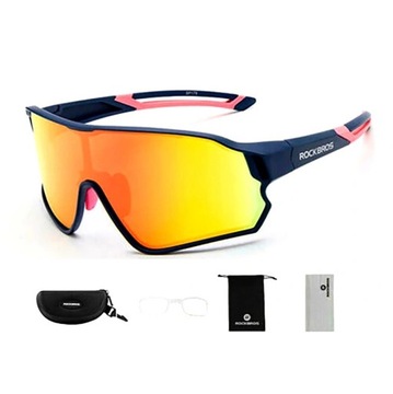 ROCKBROS OKULARY ROWEROWE SPORTOWE NA ROWER POLARYZACYJNE UV400 POLARYZACJA