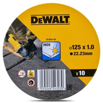 Диски отрезные по металлу Shield 125x1 Нержавеющая сталь 10 шт.