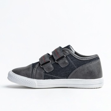 WOJTYŁKO ТУФЛИ СПОРТИВНЫЕ КОЖАНЫЕ С ВНУТРИ КОЖИ НА ЛИПУЧКЕ Размер 31