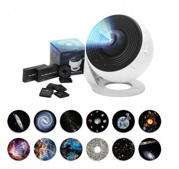 Lampka projektor LED_RGB_PLANETARIUM wielokolorowy