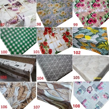 CERATA OBRUS DUŻY WYBÓR 156 WZORÓW 110x140