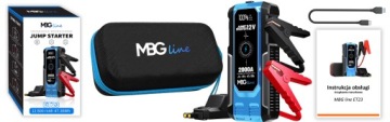 Мощный Jump Starter Booster 47.36Wh Powerbank 12800mAh QC3.0 LED