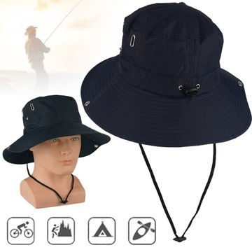 МУЖСКАЯ ШИРОКОПОЛАЯ ШЛЯПА С УФ-ЗАЩИТОЙ, СКЛАДНАЯ