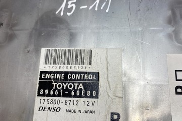 JEDNOTKA MOTORU TOYOTA LAND CRUISER 120 (_J12_) 8966160E80 3.0L DIESEL