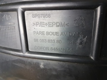 CITROEN JUMPY 16-22 PODBĚH PŘEDNÍ PRAVÉ