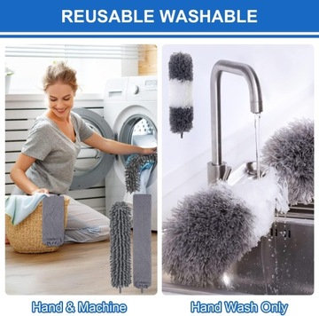 ЩЕТКА ДЛЯ ПЫЛИ ТЕЛЕСКОПИЧЕСКАЯ ЩЕТКА ДЛЯ ПЫЛИ 6В1 5 КОНЦОВ 285СМ XXL