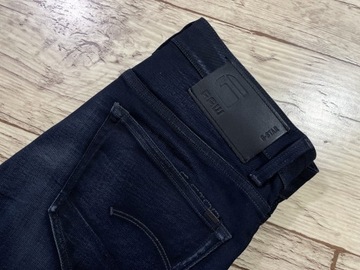 G-STAR RAW 3301 SLIM Spodnie Męskie Jeans IDEAŁ stretch W31 L36 pas 82 cm