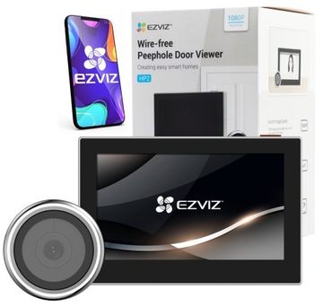 Wizjer Elektroniczny Judasz EZVIZ HP2 WiFi Wizjer z Kamerą