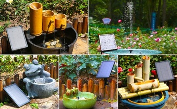 насос для фонтана, солнечный насос для садового пруда, фонтан для пруда, 5Вт