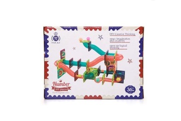 НАБОР МАГНИТНЫХ БЛОКОВ, 101 ЭЛЕМЕНТ, БОЛЬШАЯ ШАРОВАЯ НАПРАВЛЯЮЩАЯ